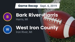 Recap: Bark River-Harris  vs. West Iron County  2019