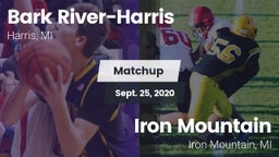 Matchup: Bark River-Harris vs. Iron Mountain  2020