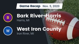 Recap: Bark River-Harris  vs. West Iron County  2020