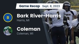 Recap: Bark River-Harris  vs. Coleman  2023