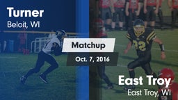 Matchup: Turner vs. East Troy  2016