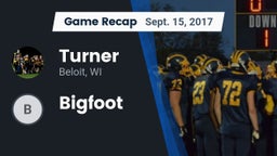 Recap: Turner  vs. Bigfoot  2017