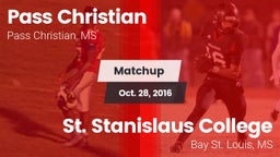 Matchup: Pass Christian vs. St. Stanislaus College 2016