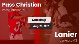 Matchup: Pass Christian vs. Lanier  2017