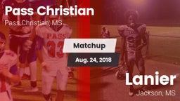 Matchup: Pass Christian vs. Lanier  2018