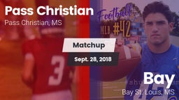 Matchup: Pass Christian vs. Bay  2018