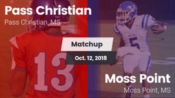 Matchup: Pass Christian vs. Moss Point  2018