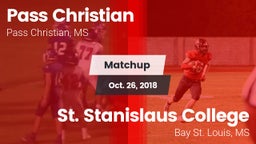 Matchup: Pass Christian vs. St. Stanislaus College 2018