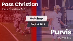 Matchup: Pass Christian vs. Purvis  2019