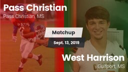 Matchup: Pass Christian vs. West Harrison  2019