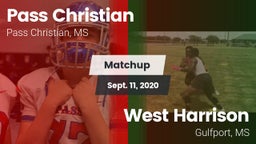 Matchup: Pass Christian vs. West Harrison  2020
