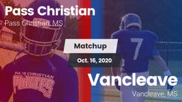 Matchup: Pass Christian vs. Vancleave  2020
