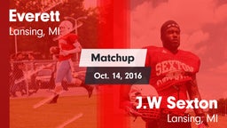 Matchup: Everett vs. J.W Sexton  2016