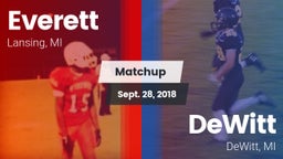 Matchup: Everett vs. DeWitt  2018