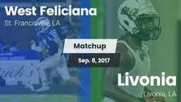 Matchup: West Feliciana vs. Livonia  2017