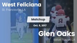 Matchup: West Feliciana vs. Glen Oaks  2017