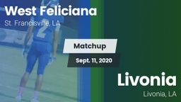 Matchup: West Feliciana vs. Livonia  2020