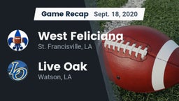 Recap: West Feliciana  vs. Live Oak  2020
