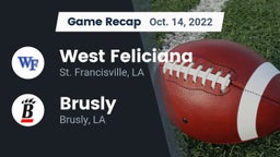 Recap: West Feliciana  vs. Brusly  2022