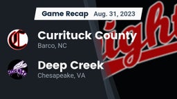 Recap: Currituck County  vs. Deep Creek  2023