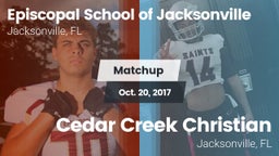 Matchup: Episcopal School of vs. Cedar Creek Christian  2017