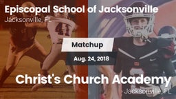 Matchup: Episcopal School of vs. Christ's Church Academy 2018
