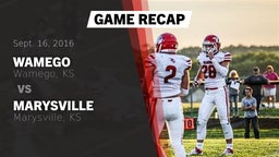 Recap: Wamego  vs. Marysville  2016