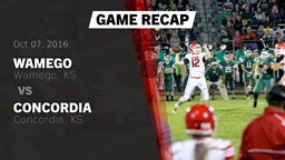 Recap: Wamego  vs. Concordia  2016