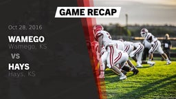 Recap: Wamego  vs. Hays  2016