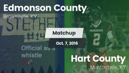 Matchup: Edmonson County vs. Hart County  2016