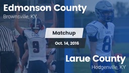 Matchup: Edmonson County vs. Larue County  2016