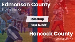 Matchup: Edmonson County vs. Hancock County  2019