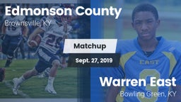 Matchup: Edmonson County vs. Warren East  2019