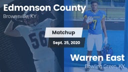 Matchup: Edmonson County vs. Warren East  2020