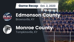 Recap: Edmonson County  vs. Monroe County  2020