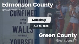 Matchup: Edmonson County vs. Green County  2020