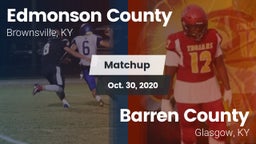 Matchup: Edmonson County vs. Barren County  2020