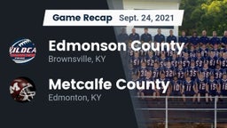 Recap: Edmonson County  vs. Metcalfe County  2021
