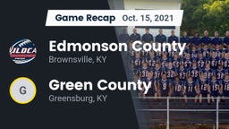 Recap: Edmonson County  vs. Green County  2021