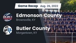 Recap: Edmonson County  vs. Butler County  2022