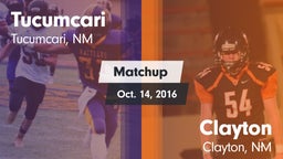 Matchup: Tucumcari vs. Clayton  2016