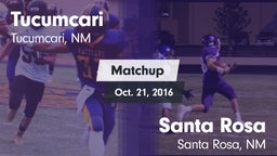 Matchup: Tucumcari vs. Santa Rosa  2016