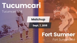 Matchup: Tucumcari vs. Fort Sumner  2018