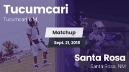 Matchup: Tucumcari vs. Santa Rosa  2018
