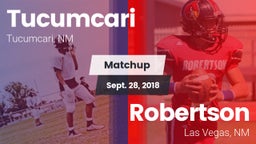 Matchup: Tucumcari vs. Robertson  2018