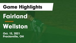 Fairland  vs Wellston Game Highlights - Oct. 13, 2021