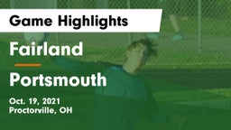 Fairland  vs Portsmouth Game Highlights - Oct. 19, 2021