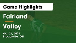 Fairland  vs Valley  Game Highlights - Oct. 21, 2021