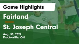Fairland  vs St. Joseph Central Game Highlights - Aug. 30, 2022