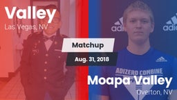 Matchup: Valley vs. Moapa Valley  2018